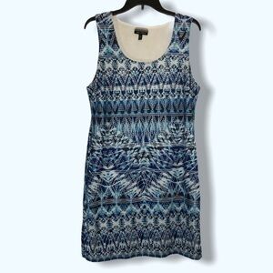 Allison Brittney Blue Mini Dress Sz Lg